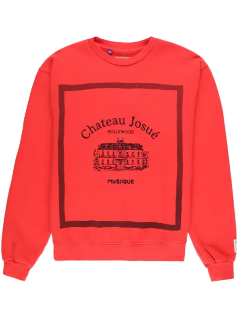 GALLERY DEPT. Musique crew-neck sweatshirt Red MSQ2050