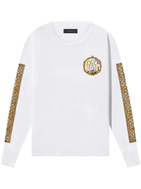 AMIRI Landscape Frame cotton T-shirt White PS23MJG002100