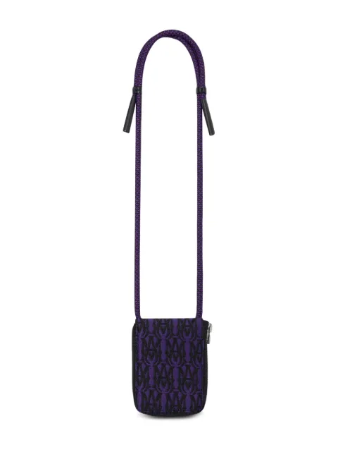 AMIRI monogram-jacquard wallet Purple PS23MZI003