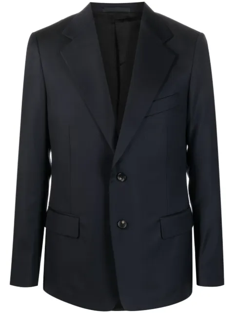 Lanvin single-breasted button-fastening blazer Blue RMJA00054916P23