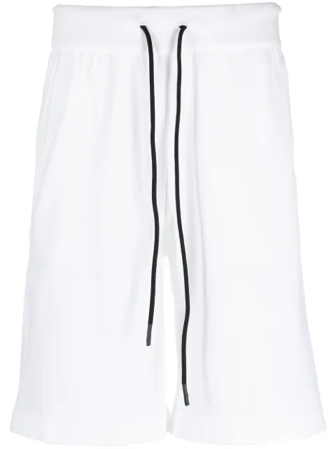 Iceberg logo-print cotton track shorts White I1P0AD017633