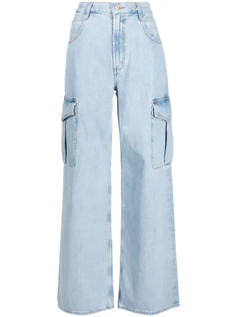 AGOLDE wide-leg stonewashed jeans Blue A91171463