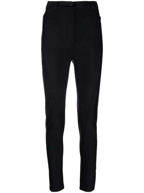 Mugler high-waisted skinny trousers Black 22W1PA038760B