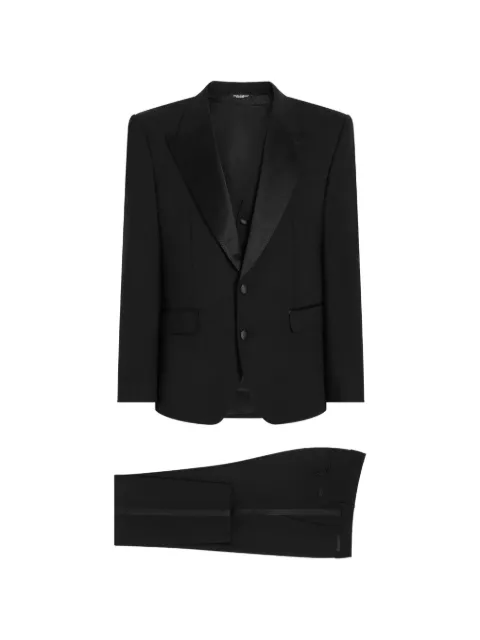 Dolce & Gabbana single-breasted suit Black GKPUMTFUBE7