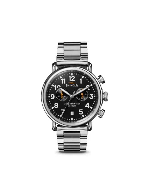 Shinola Runwell 2 Eye Chrono 41mm Black S0120266187