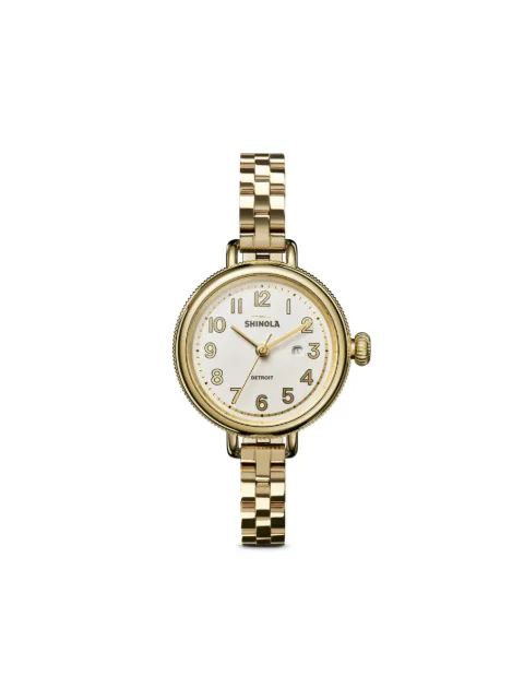 Shinola Birdy 3HD 34mm White S0120266178