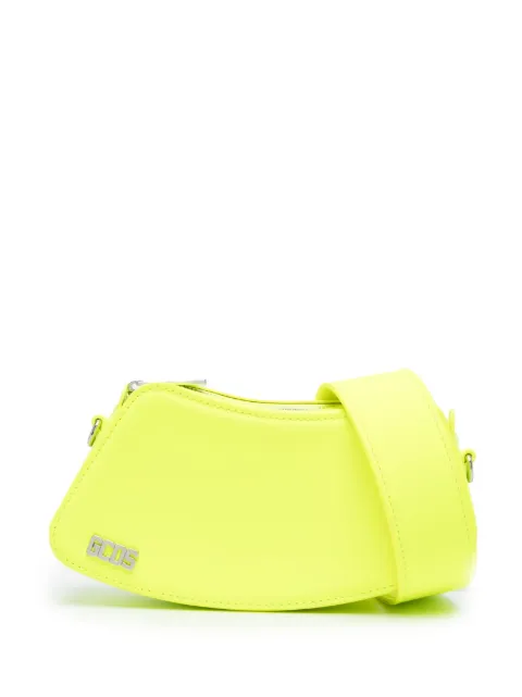 GCDS small Comma crossbody bag Yellow SS23U500314