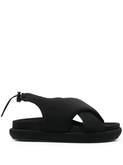 GIABORGHINI 40mm padded sandals Black GIA295000