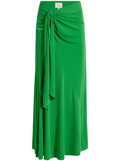 Cinq A Sept Sheila knotted long skirt Green ZS3052741Z