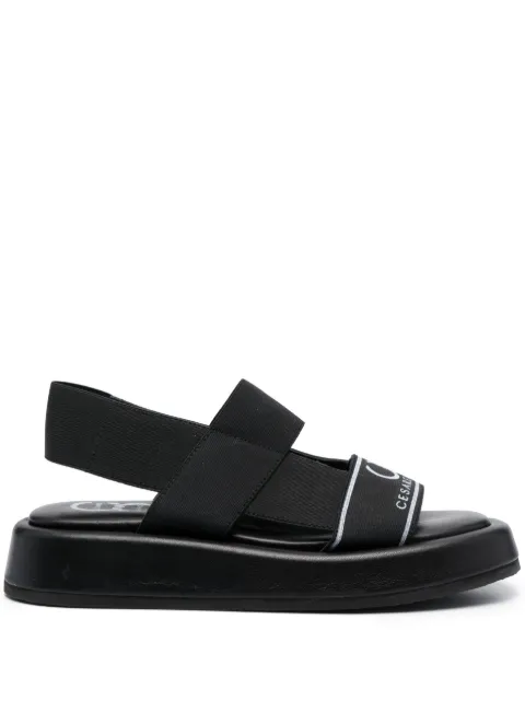 Casadei padded sandals Black 30951PELAS
