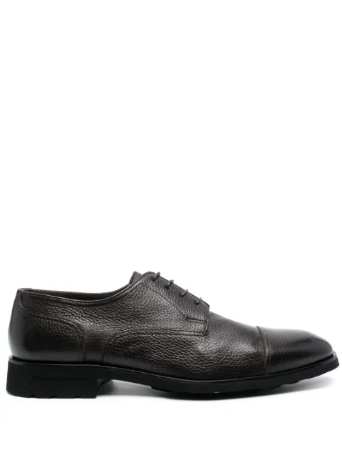 Casadei Anticato leather derby shoes Brown 32029
