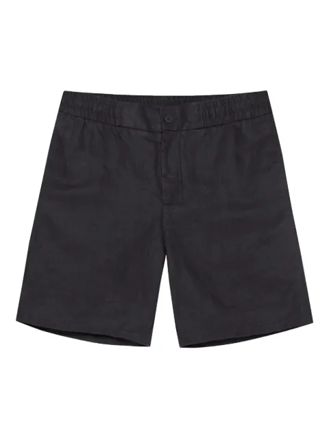 Orlebar Brown mid-rise linen shorts Blue 277914