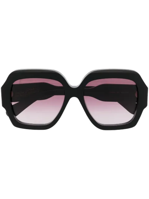 Chloé Eyewear oversize square-frame sunglasses Black CH0154S