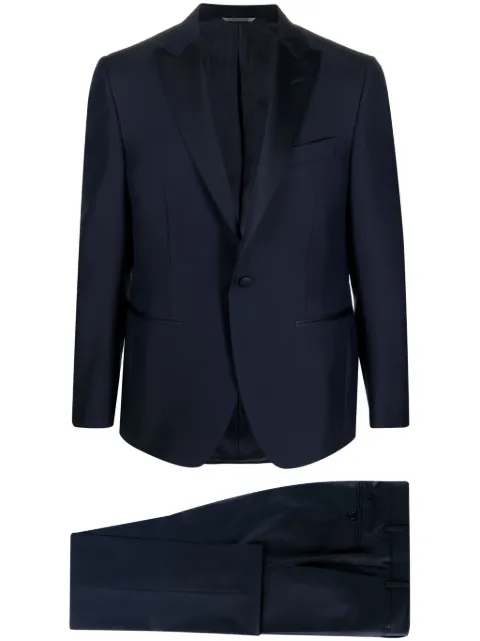 Canali single-breasted wool dinner suit Blue BF000841971091