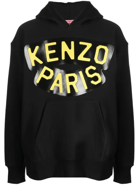 Kenzo Kenzo Sailor cotton hoodie Black FD55SW4564MB