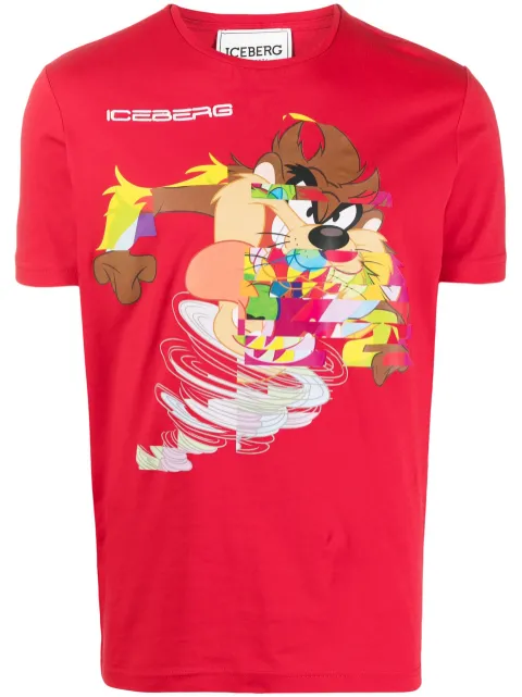 Iceberg x Looney Tunes cotton T-shirt Red F01A6307