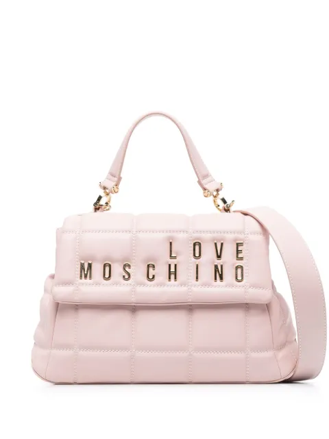 Love Moschino padded panels tote bag Pink JC4264PP0GKB0