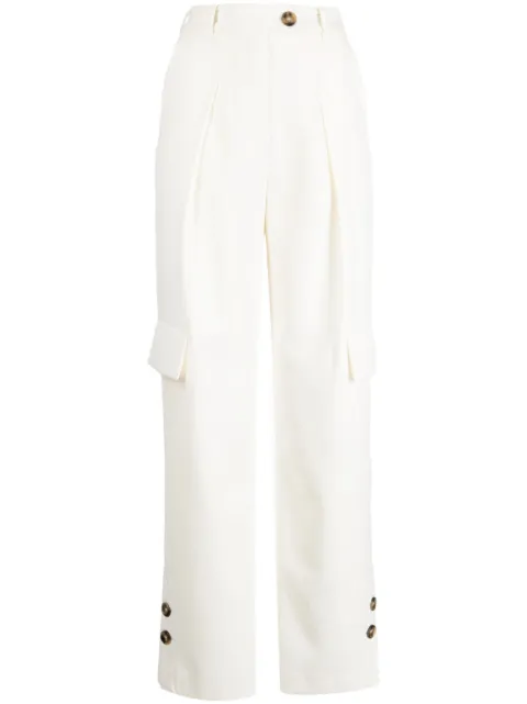 J Koo straight-leg trousers White J23RSTR603IV