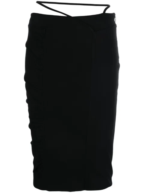 GAUGE81 Dayton ruched pencil skirt Black 42338