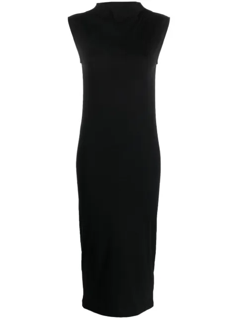 ARMARIUM fitted sleeveless midi dress Black ARS23D003R001002