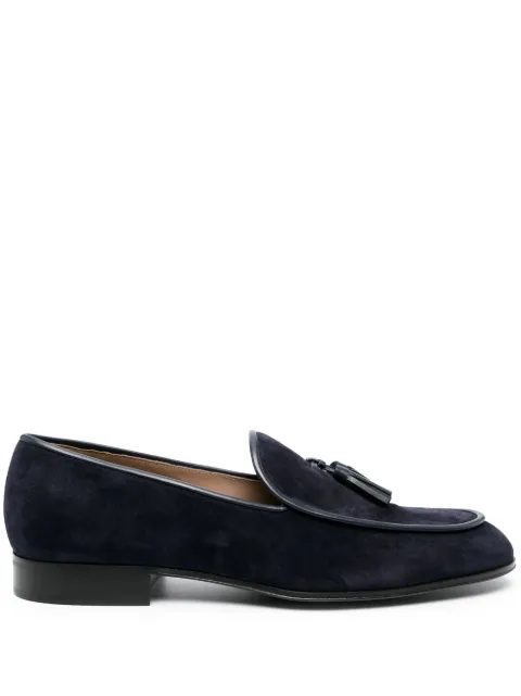 Gianvito Rossi tassel-detail suede loafers Blue U2522020CUOSUT