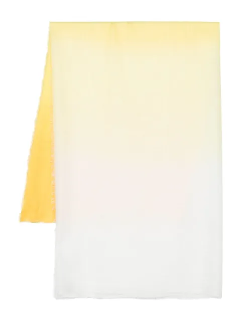 Faliero Sarti tonal gradient scarf Yellow E230011GINEVRA