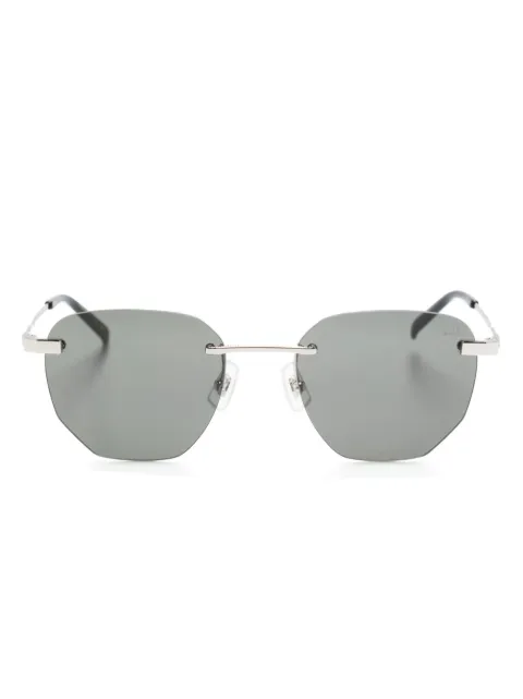 Dunhill geometric-frame sunglasses Silver DU0066S