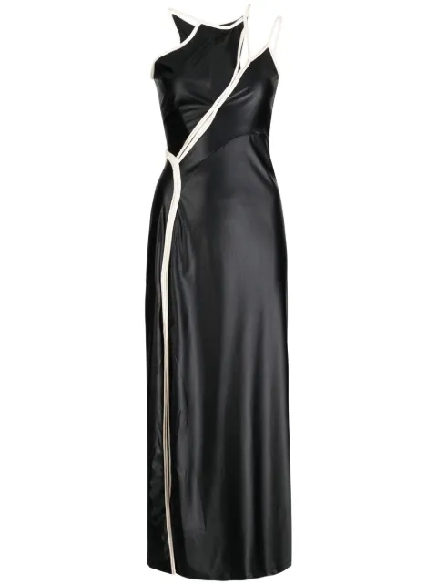 Ottolinger asymmetric halterneck dress Black 500801