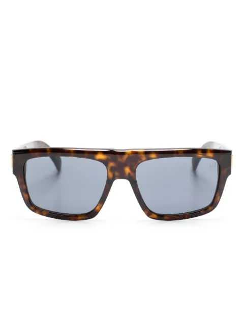 Dunhill tortoiseshell-effect rectangle-frame sunglasses Brown DU0055S