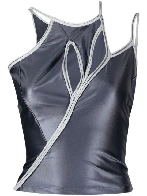 Ottolinger cut-out vest top Blue 501102