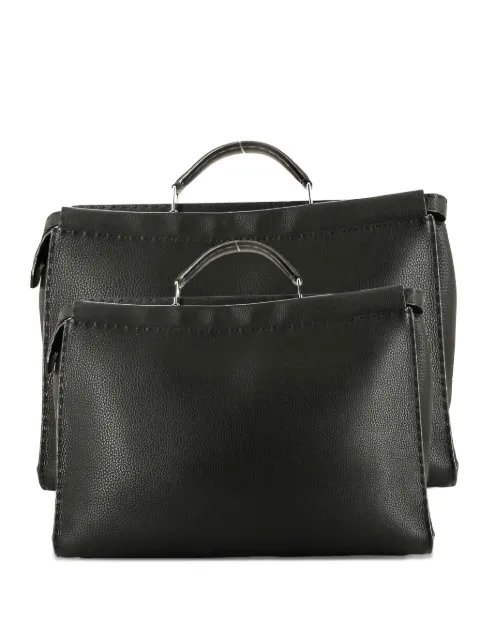 Fendi Pre-Owned 2010s large Peekaboo handbag Black 389790