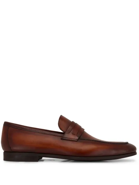 Magnanni leather penny loafers Brown 2382277