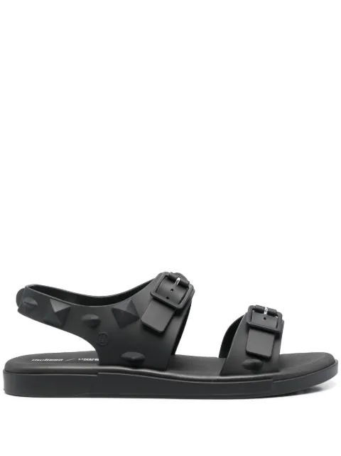 Melissa spike-stud flat sandals Black 33788