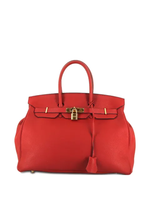 Hermès Pre-Owned 2017 Birkin 35 handbag Red 391393