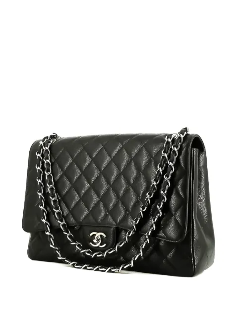 CHANEL Pre-Owned 2011 maxi Timeless Jumbo shoulder bag Black 395127
