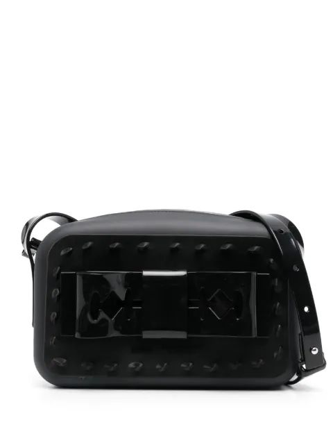 Undercover Razor bow-detail shoulder bag Black 34382