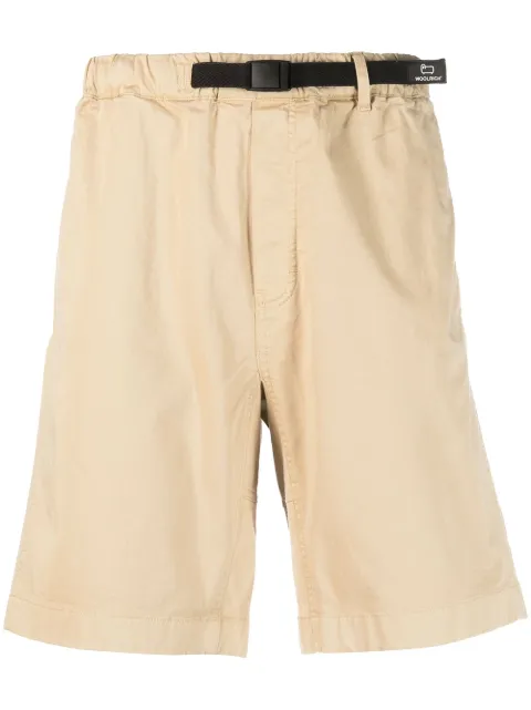 Woolrich waist-strap shorts Neutrals CFWOSH0038MRUT3343