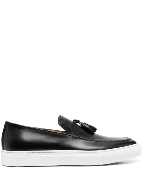 Scarosso Amadeo leather sneakers Black AMEDEOSNEABLACALF