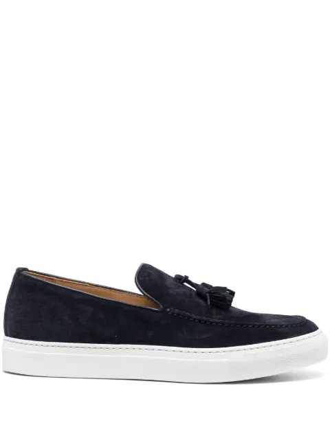 Scarosso tassel detail loafers Blue AMEDEOSNEABLUSUED