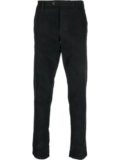 Lardini corduroy straigh-leg trousers Black IRPARISD21