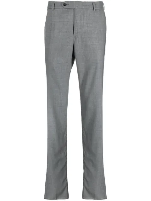PT Torino straight-leg virgin-wool trousers Grey VSJGZ20CL1ZI56