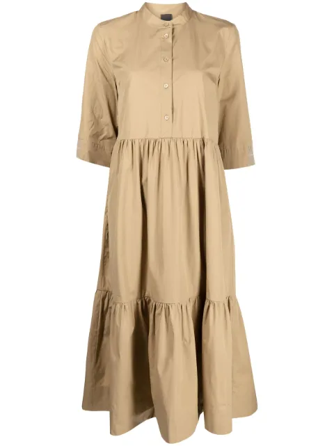 Lorena Antoniazzi midi cotton shirt dress Brown P2369AB04A3434