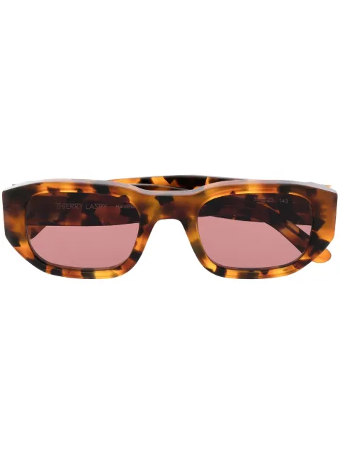 Thierry Lasry square-frame tinted sunglasses Brown VICTIMY