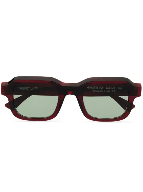 Thierry Lasry Vendetty square-frame sunglasses Red VENDETTY