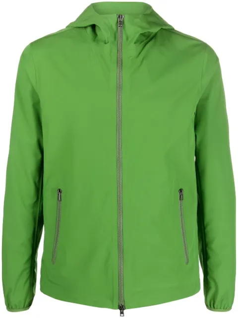 Herno high-neck hooded jacket Green GI000335U12301S