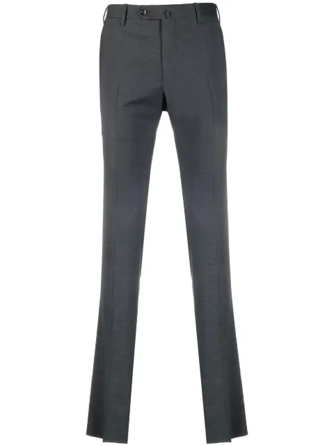 PT Torino tailored-cut tapered trousers Grey COVF01Z00CL1RB04