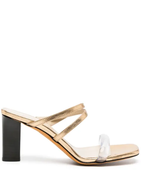 Maryam Nassir Zadeh Samantha leather sandals Gold 176REGINASANDAL