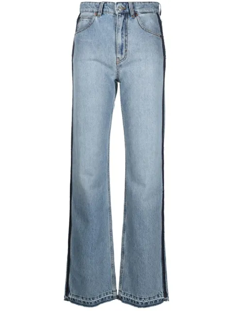 Victoria Beckham Julia high-waisted straight jeans Blue 1223DJE004568B