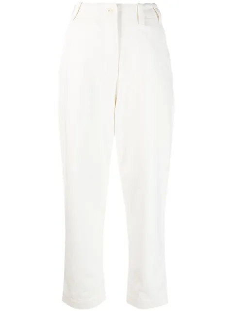Margaret Howell high-waisted tapered trousers White WHTR0133S23KGX