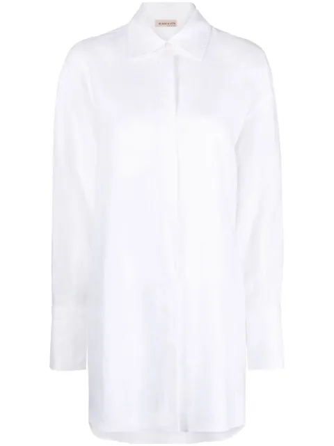 Blanca Vita oversized mini shirtdress White AUCUBE2124